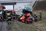 Wypadek na obwodnicy Nowych Skalmierzyc. Nie żyje jedna osoba [FOTO, WIDEO]