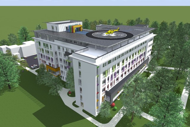 Projekt rozbudowy szpitala został przygotowany przez Konsorcjum Projektowe MGM Architekci.