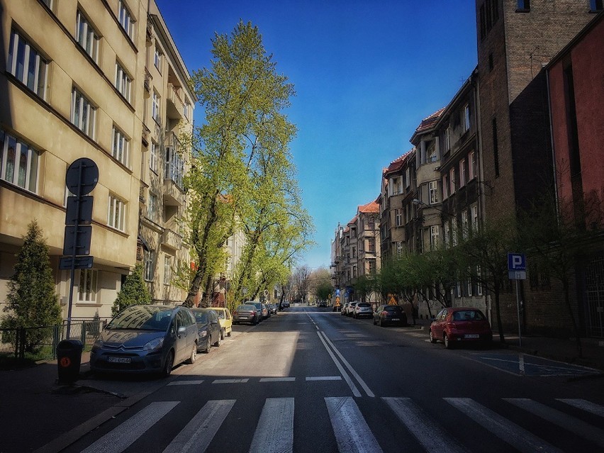 Całkowicie opustoszałe ulice świadczą o tym, że mieszkańcy...