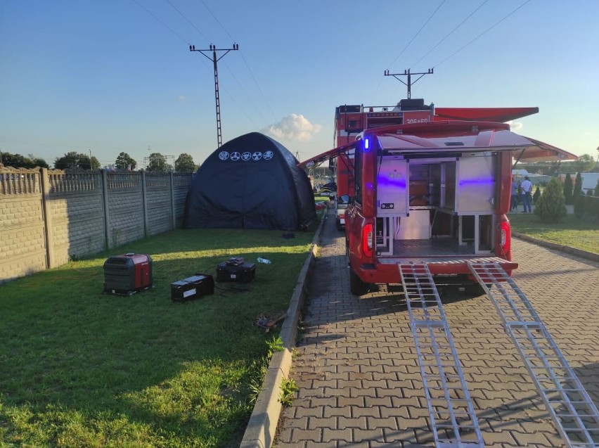 Palne substancje nieznanego pochodzenia na terenie dwóch powiatów[FOTO][FILM]