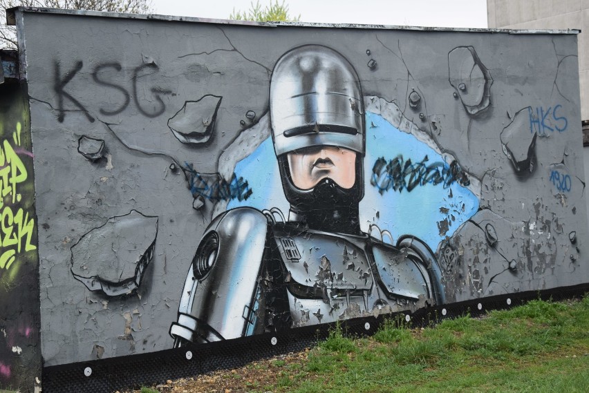 Graffiti i murale na terenie Zawiercia. Co o nich sądzicie? [FOTO]