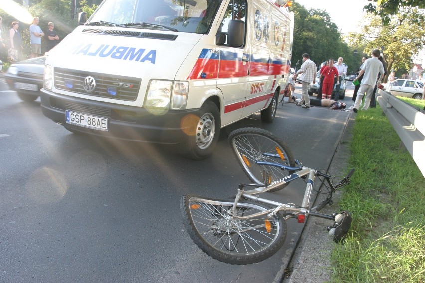 Wypadek na Waryńskiego/ zdjęcie ilustracyjne