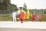 Lądowanie śmigłowca ratunkowego w Mielcu. Tym razem pomoże ortopedia [ZDJĘCIA]