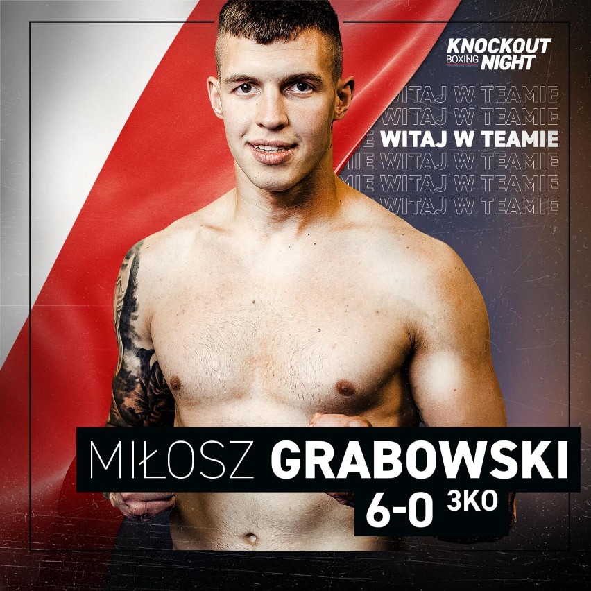 Miłosz Grabowski podpisał kontrakt z największą w Polsce grupą promotorską boksu zawodowego KnockOut Promotions