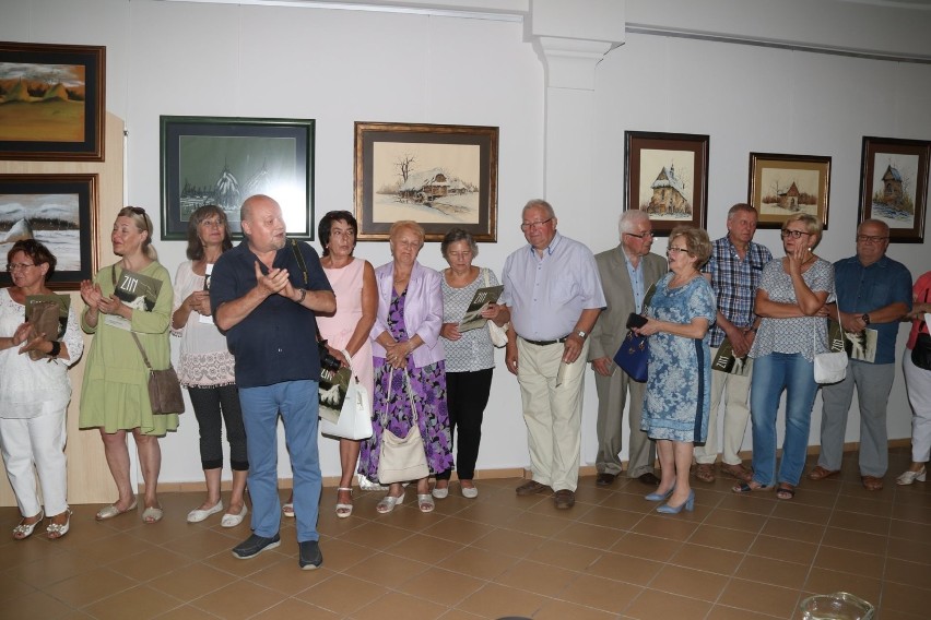 Uroczyste otwarcie wystawy Wiktora Zina w rogozińskim muzeum