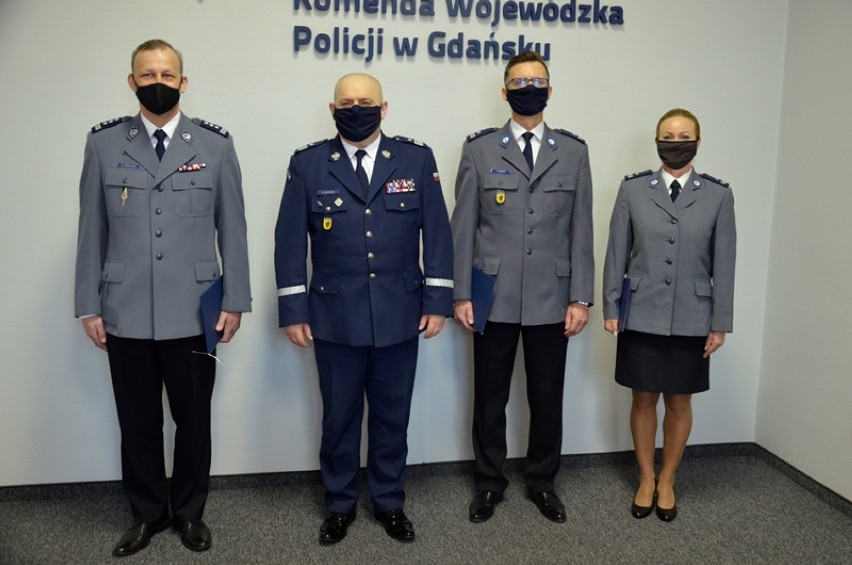 Od lewej: insp. Michał Zapolski, nadinsp. Andrzej Łapiński,...