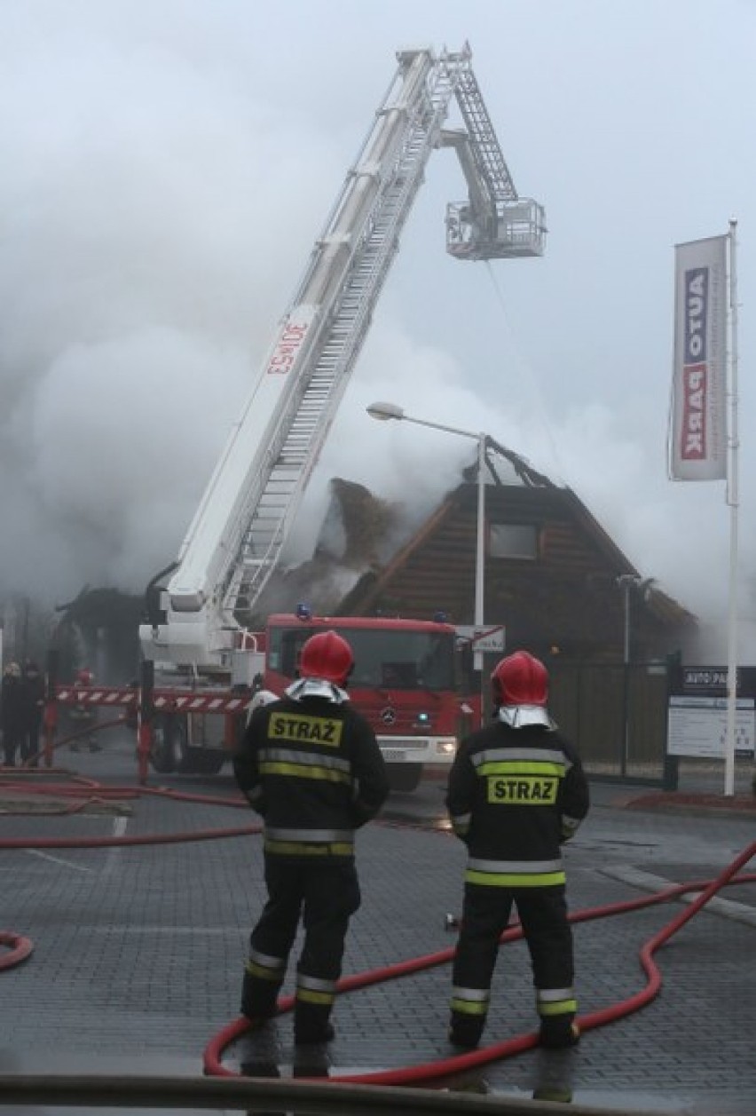 Pożar restauracji Chałupa w Szczecinie