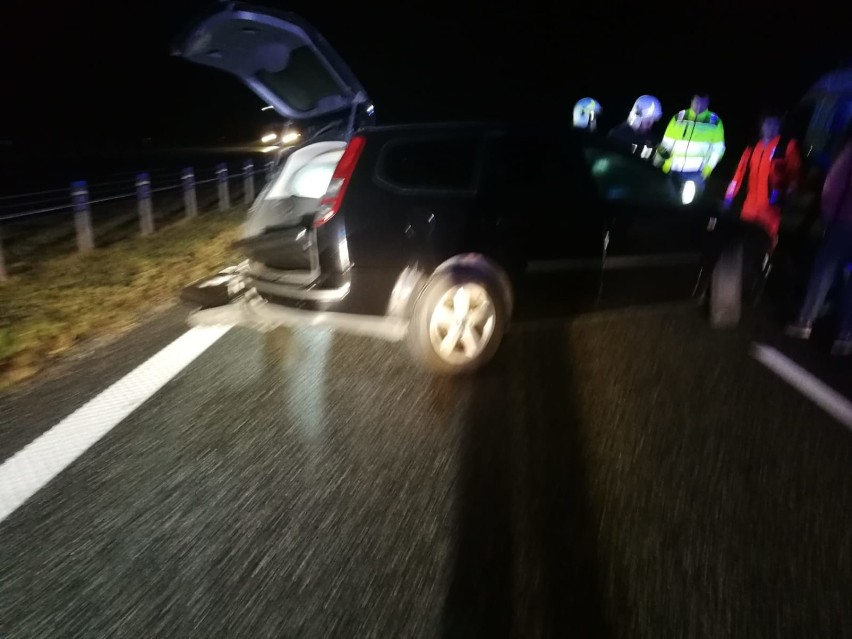 Wypadek na autostradzie A1 pod Grudziądzem. Duże utrudnienia