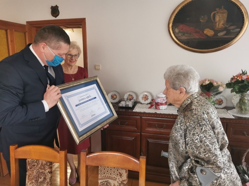 Janina Kruś z Pleszew 3 marca 2021 r. skończyła 100 lat