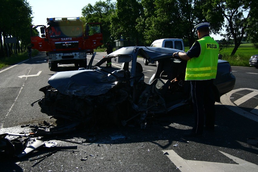 Tragiczny wypadek na drodze Kutno - Krośniewice, jedna osoba nie żyje