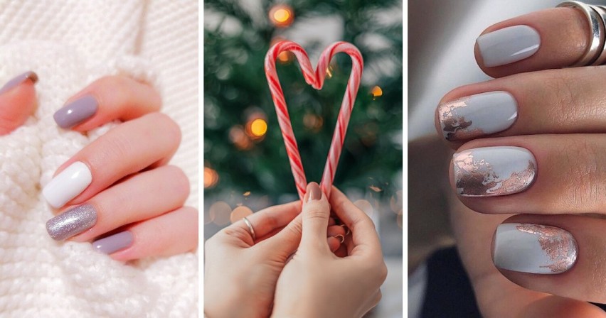 Delikatne wzory paznokci na Święta Bożego Narodzenia. Zobacz...