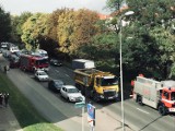 Wypadek na skrzyżowaniu ulicy Ku Słońcu i Kazimierskiej w Szczecinie. Jest korek