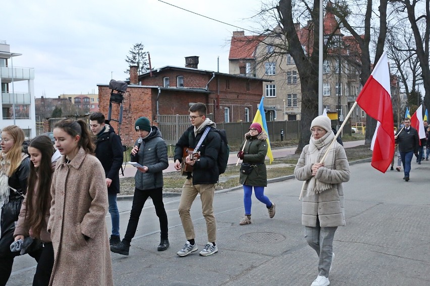 Marsz pokoju dla Ukrainy był wyrazem protestu mieszkańców...