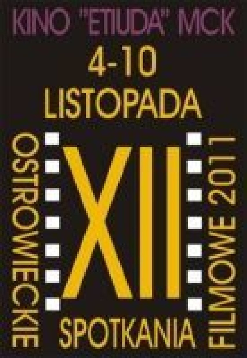 Plakat z logo Ostrowieckich Spotkań filmowych 2011.
