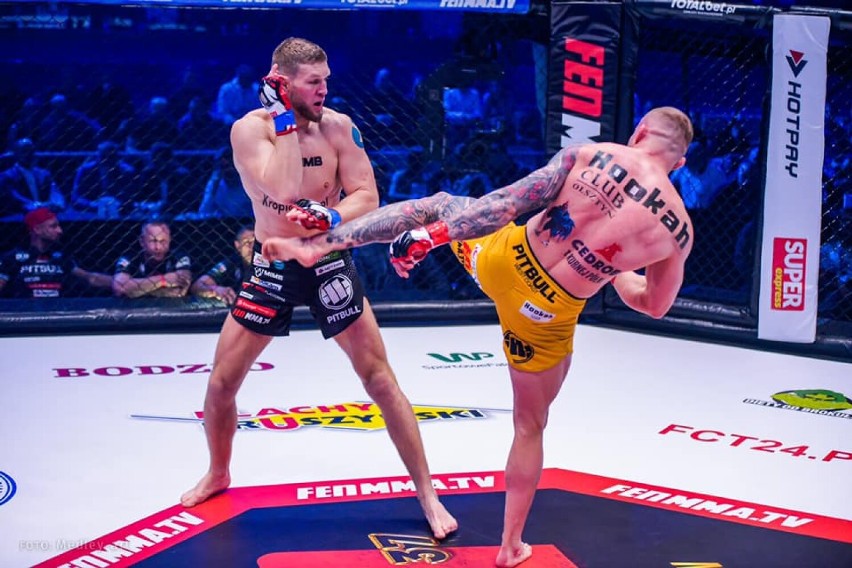 Oborniczanin Piotr Kuberski wygrał swoją 10 walkę na FightExcusiveNight