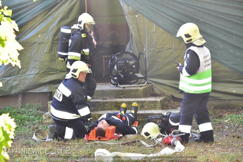 Duże manewry strażackie jednostek z powiatu grodziskiego