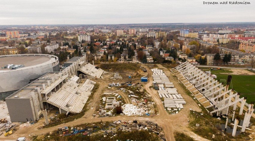 Trwa budowa Radomskiego Centrum Sportu. Dzięki uprzejmości...