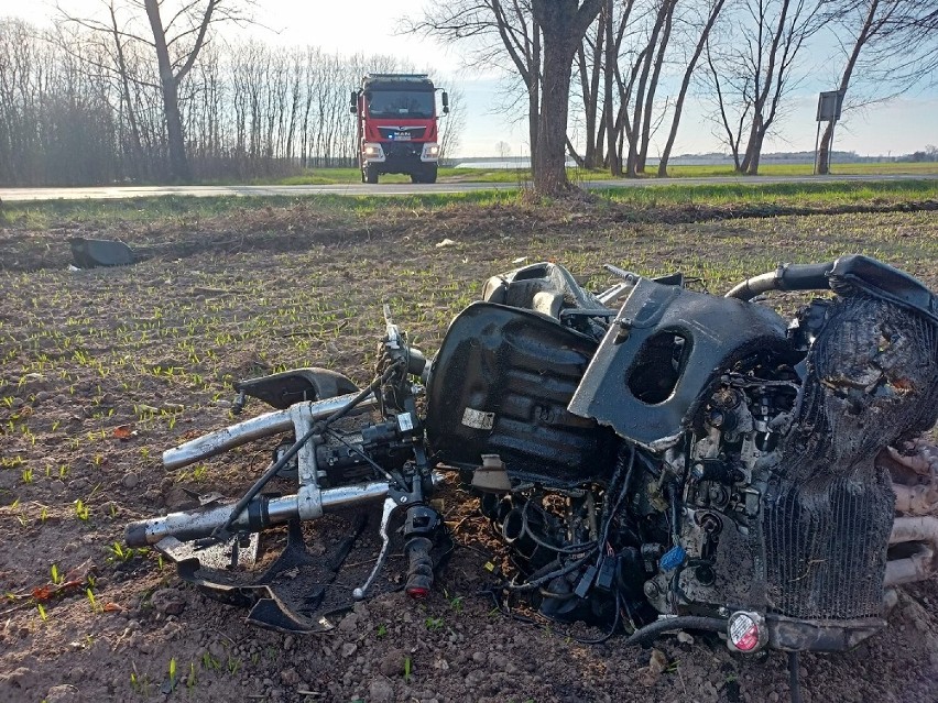 Do wypadku motocyklisty w Opocznie doszło na skrzyżowaniu...