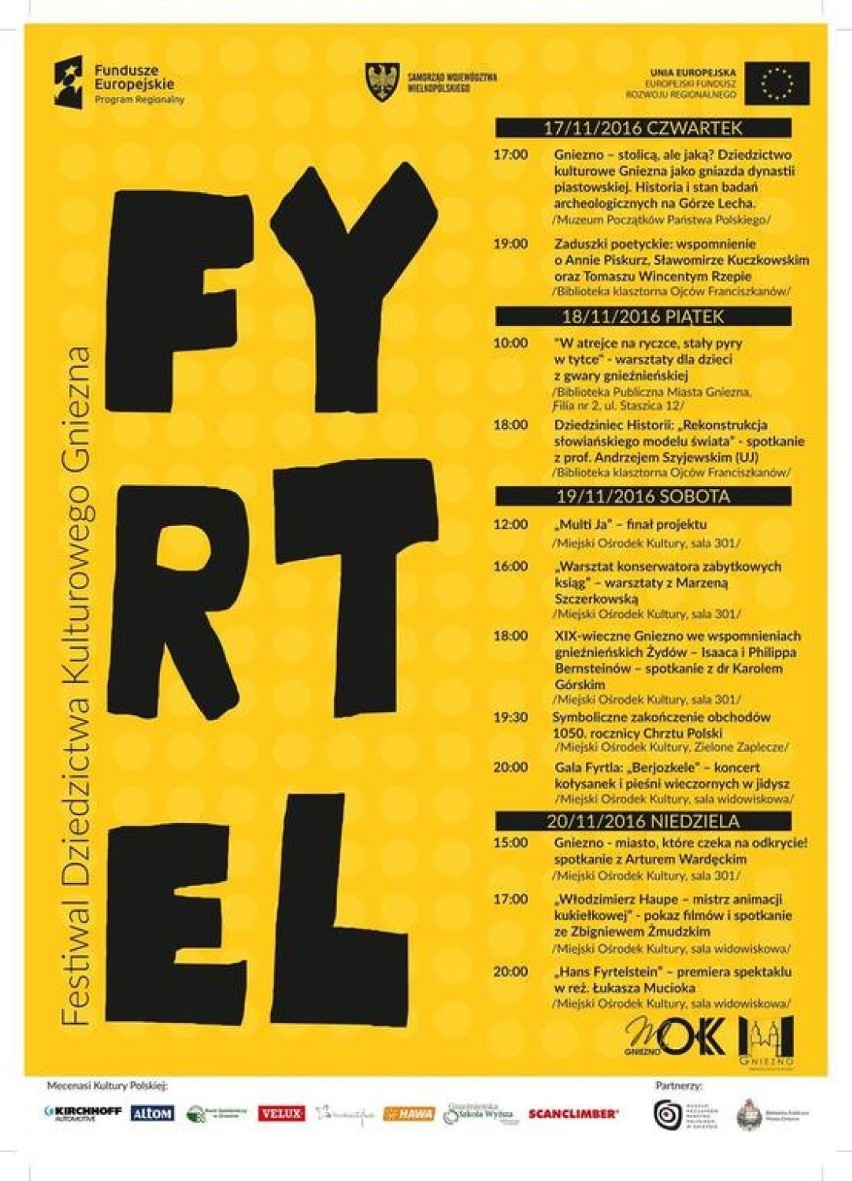 Gniezno: II Festiwal "Fyrtel" - kolejna odsłona odkrywania dziedzictwa kulturowego naszego miasta