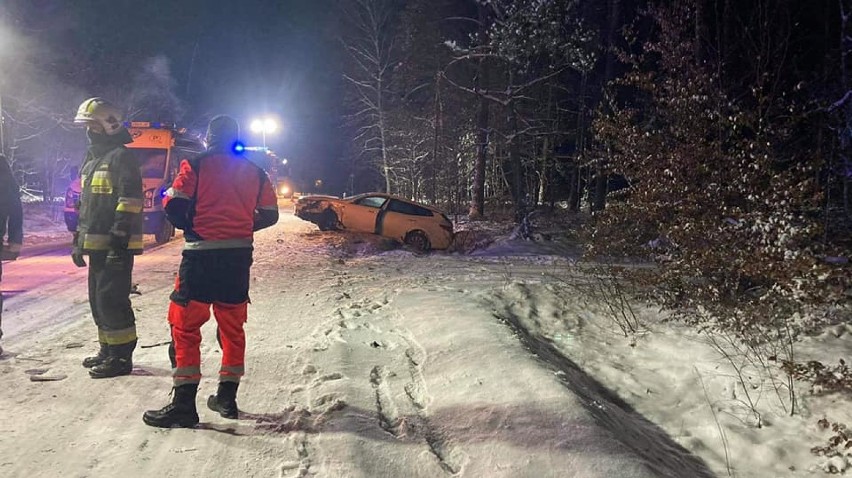 Wypadek w Świerczynie w podkaliskiej gminie Brzeziny