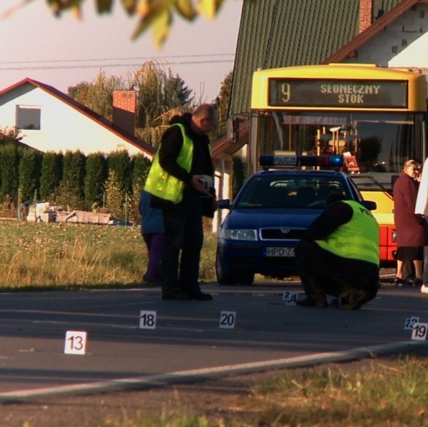 Wypadek pod Zamościem. W Łapiguzach zginął 57-letni rowerzysta.
