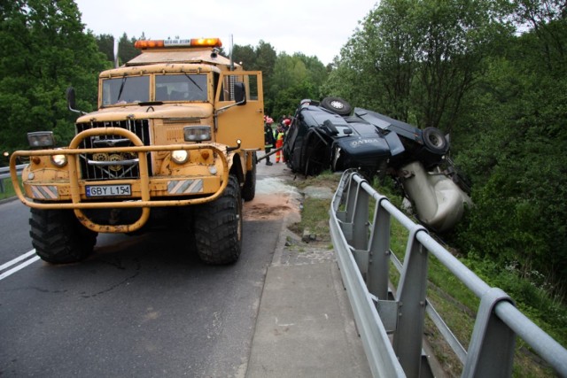 Utrudnienia na trasie Bytów - Lębork