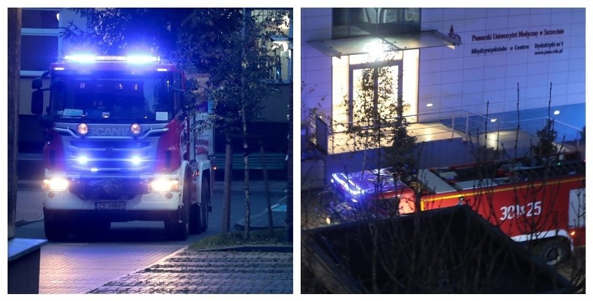 Pożar szpitala w Szczecinie - 23.11.2020