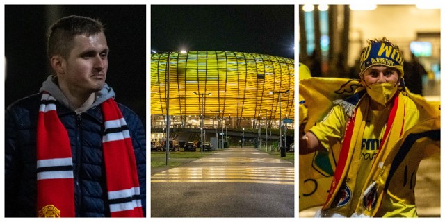 Kibice Villarrealu i Manchesteru United opuszczają stadion w Gdańsku po emocjonującym finale Ligi Europy