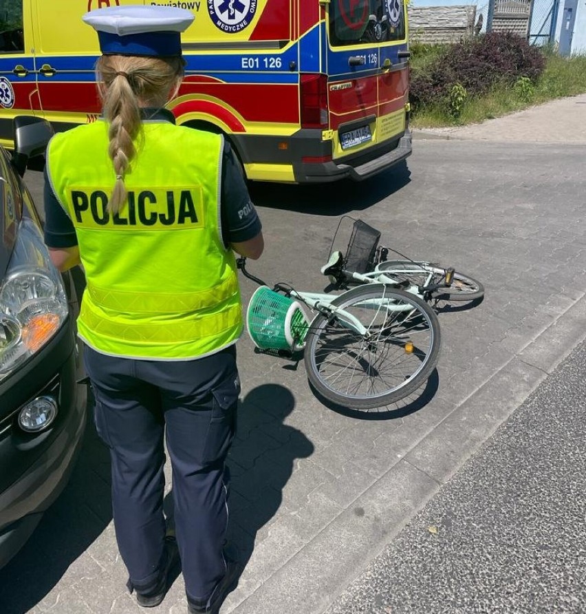 Wypadek przy ulicy Narutowicza w Radomsku. Potrącona została piesza prowadząca rower