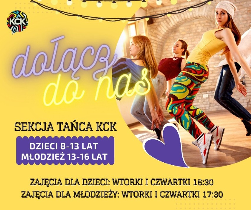 Do sekcji tanecznej w KCK Inowrocław poszukiwane są dzieci w...