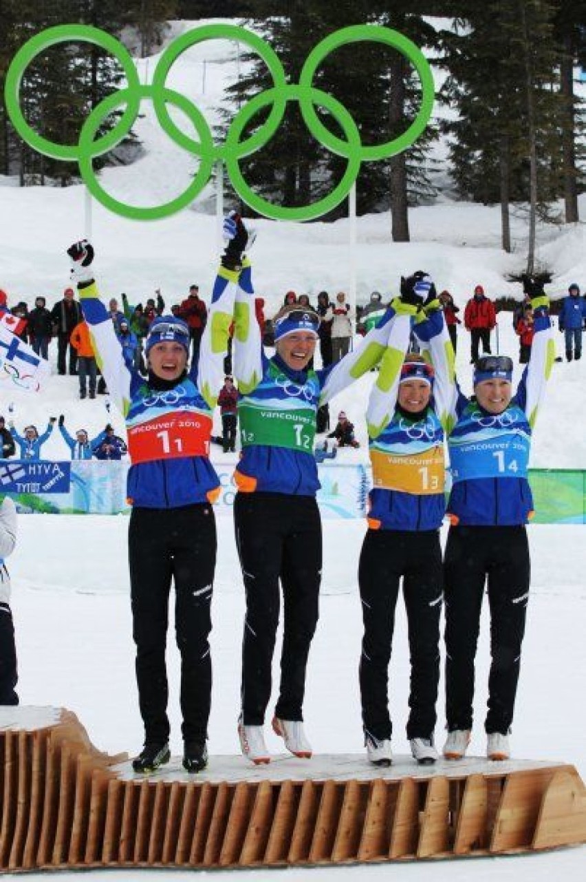 Brązowe medalistki reprezentantki Finlandii.