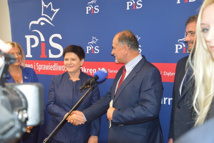 Wybory 2018 w Tarnowie. Beata Szydło poparła Kazimierza Koprowskiego