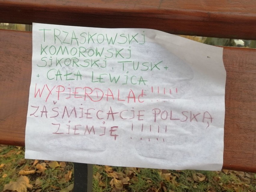 Manifest antylewicowy w Goleniowie. "Zaśmiecacie polską ziemię!!!"