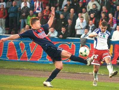 W jesiennym meczu Piasta z Podbeskidziem, rozegranym w Wodzisławiu, gliwiczanie wygrali 2:1