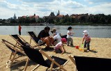 Plaża w Porcie Wisła zaprasza warszawiaków