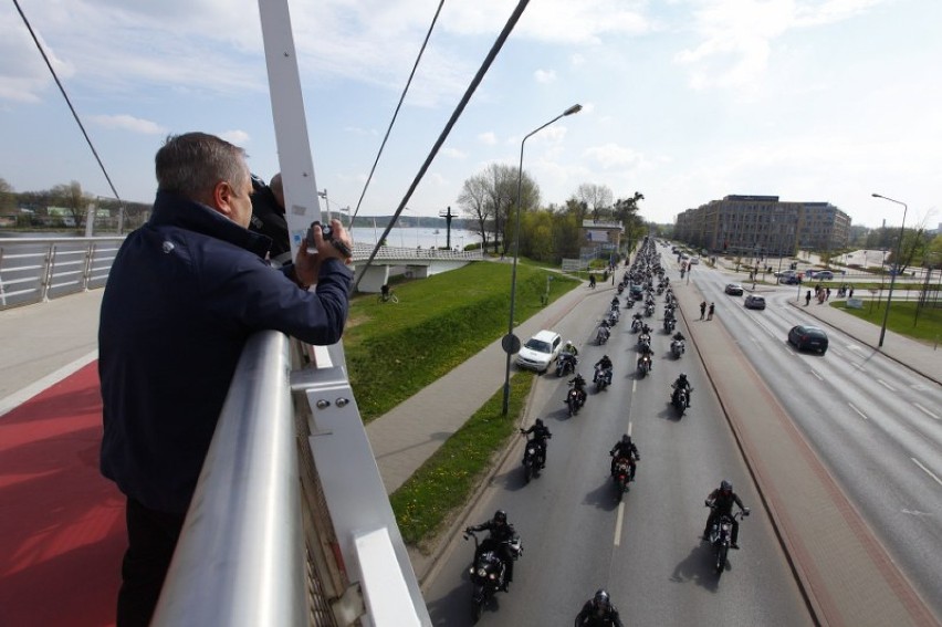 Parada motocyklistów w Poznaniu