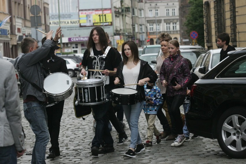 Parada perkusyjna w Legnicy