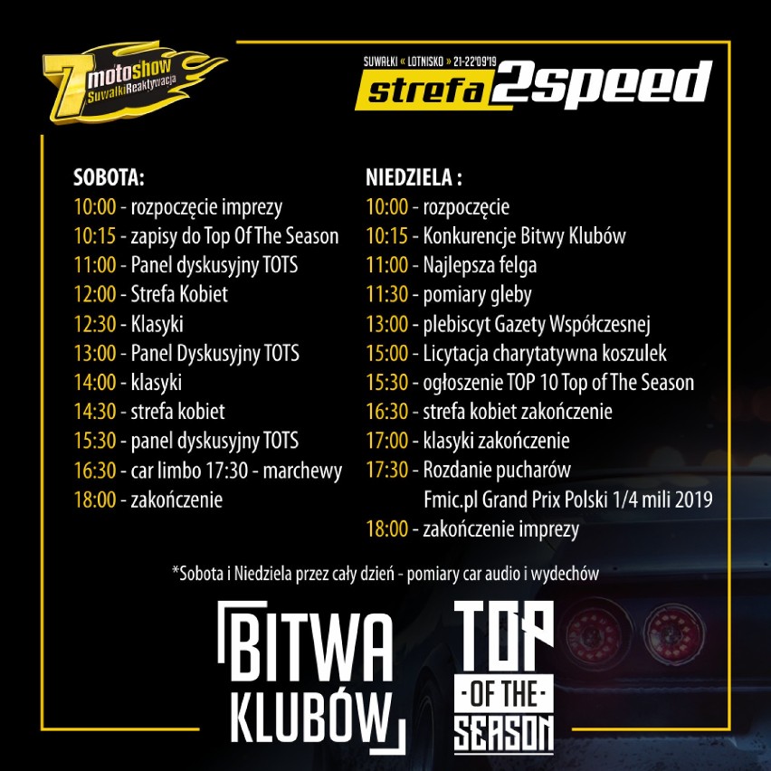 7 Moto Show Suwałki Reaktywacja. Szykujcie się na wielkie emocje [PROGRAM]