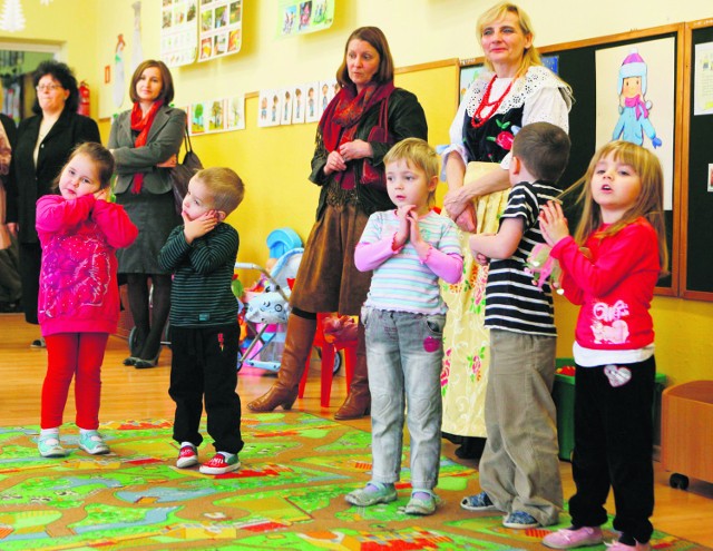 Maluchy przyjęły niemieckich gości zgodnie ze śląską tradycją