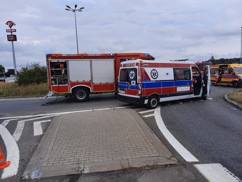 Wypadek na obwodnicy Kędzierzyna-Koźla.