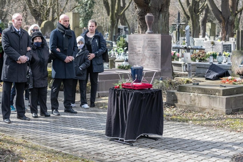 Pogrzeb Wiesława Chajdeckiego na cmentarzu Rakowickim