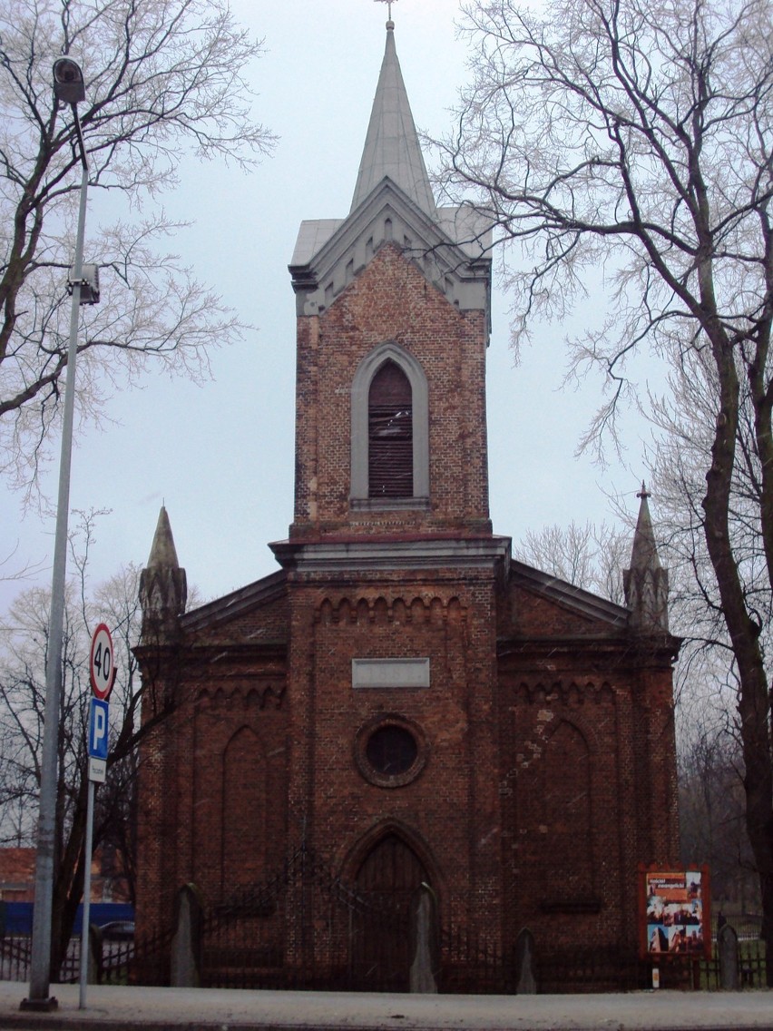 Neogotycki kościół ewangelicki z 1882 roku