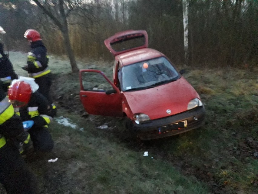 Kolizja w Kamionie w gminie Puszcza Mariańska 