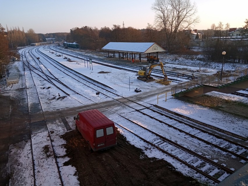 Przyśpieszenie prac nad rewitalizacją linii PKP Ustka - Szczecinek [zdjęcia]