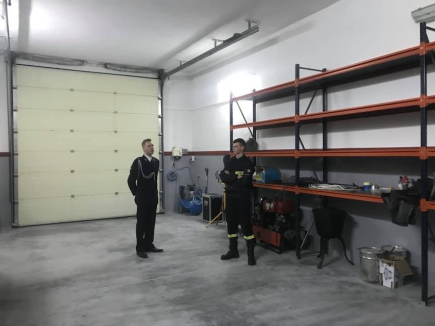 Wyremontowano garaże w remizie strażaków z OSP Łuszkowo