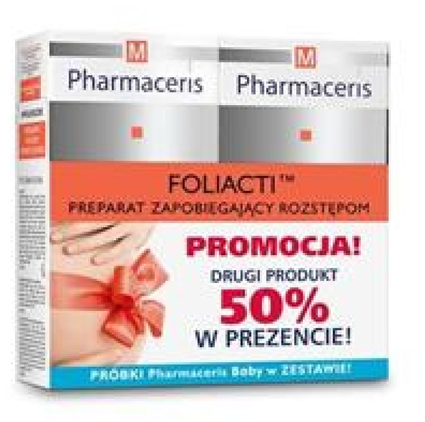 Pharmaceris M - Foliacti Krem zapobiegający rozstępom 2 x...