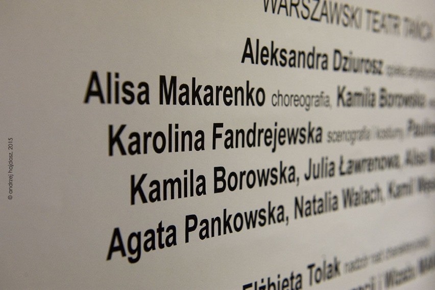 Alisa Makarenko jest studentką specjalności Choreografia i...