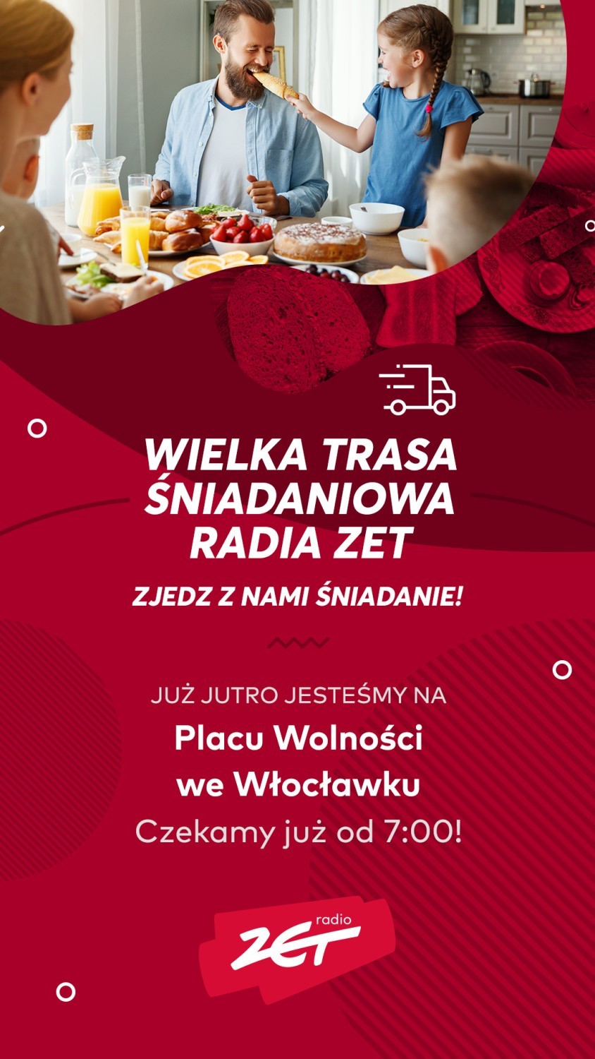 Radio ZET we Włocławku. Darmowe śniadanie dla mieszkańców [zdjęcia]