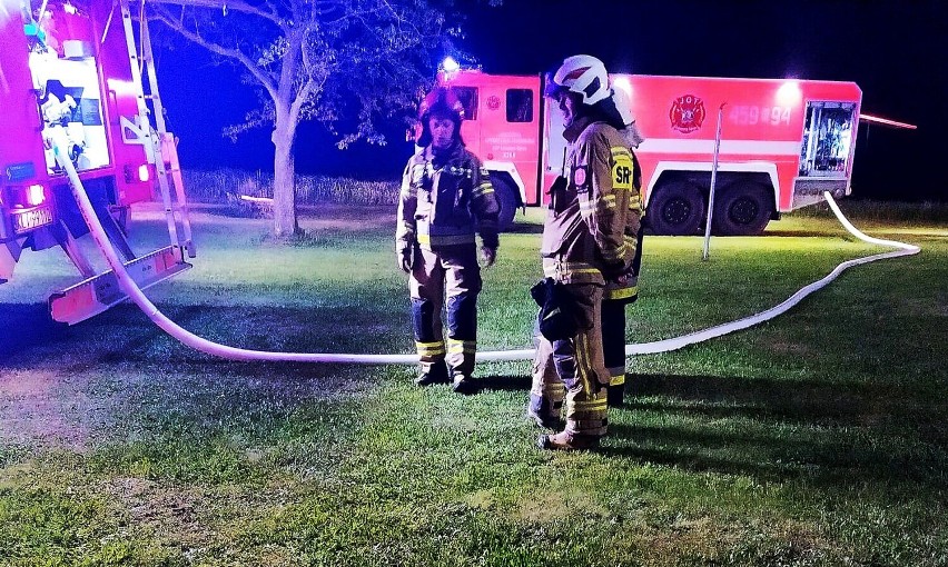 Pożar nieopodal Limanowej. Nocą płonął domek letniskowy w Nowym Rybiu