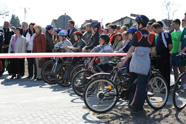 Tuż przed startem rajdu rowerowego